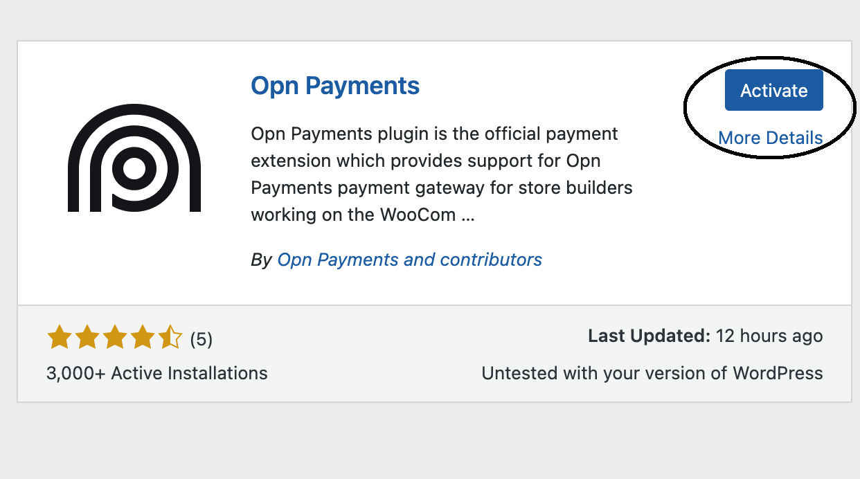 WordPress Plugin Directory - Activate