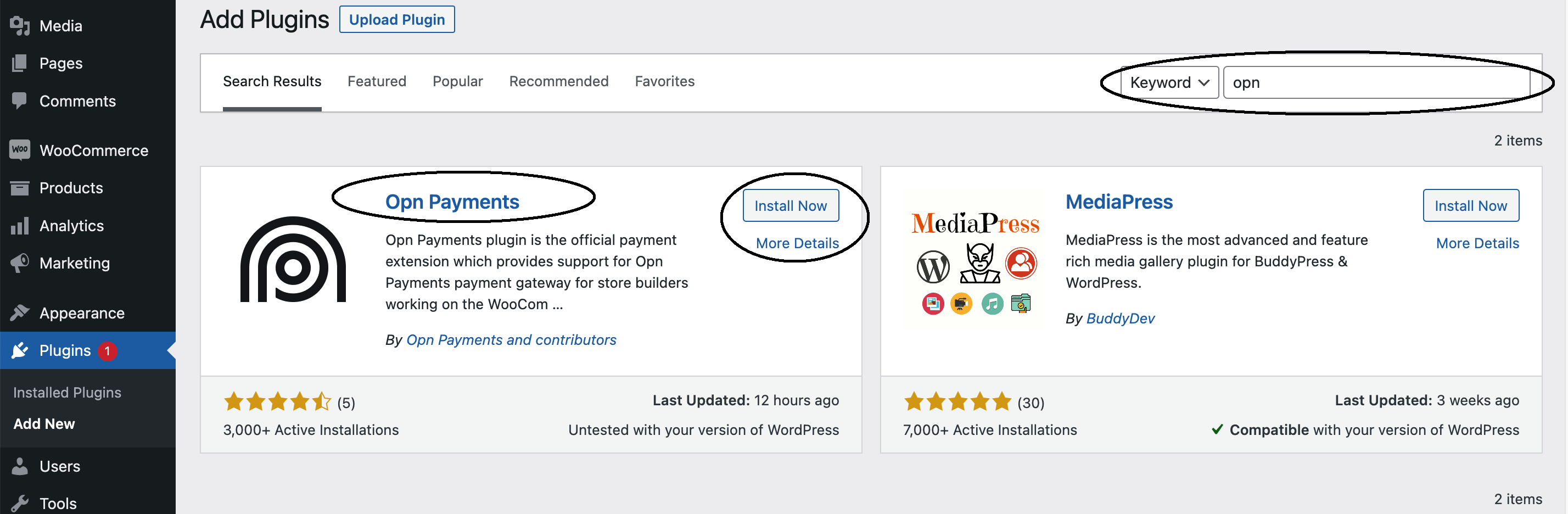 WordPress プラグイン ディレクトリ - インストール